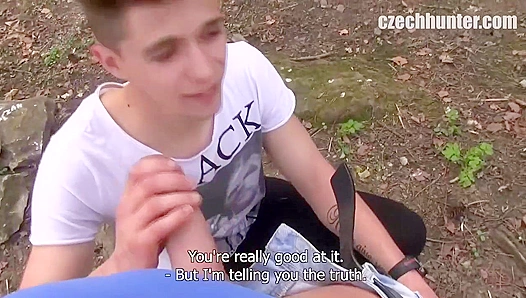 XXX Gay - Amateur Guy Gets a Massive Facial POV