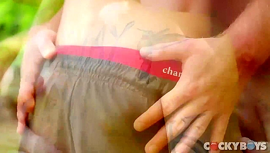 Cocky Boys Outdoors - Connor Maguire & Levi Karter Fuck Wild