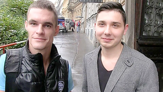 XXX Gay - Brunette Guy Craves Thick Load in His Thirsty Mouth