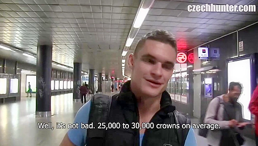 XXX Gay - Brunette Guy Craves Thick Load in His Thirsty Mouth