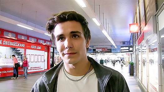 XXX Gay - Charming Brunette Takes a Massive Facial