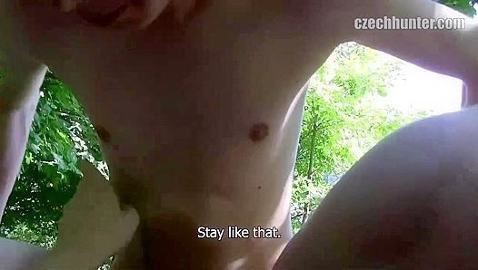 Blond Pasty Twink Gets Wild in Outdoor XXX Gay Bangfest