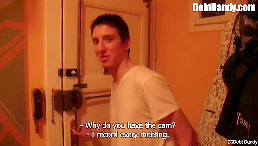 Debt Dandy Gets His Oily Booty Fucked Silly