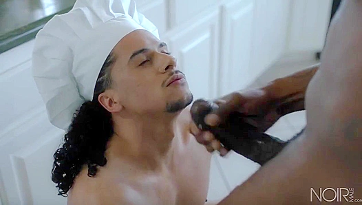 Armond Rizzo & August Alexander - Steamy Kitchen Sex - Noir Gay Porn