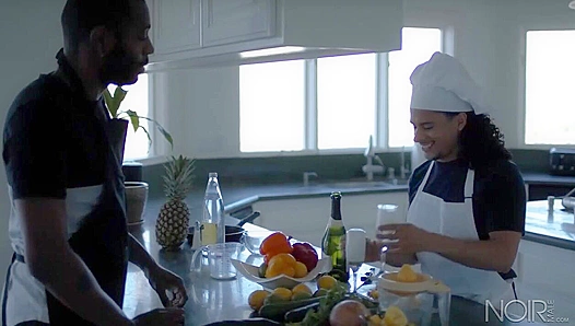 Armond Rizzo & August Alexander - Steamy Kitchen Sex - Noir Gay Porn