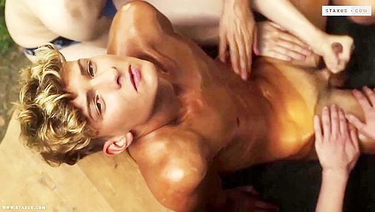 Lucas Drake - Center Stage in a Wild Threesome - Gay XXX