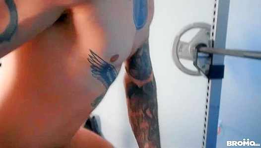 Tommy Tanner and Markus Kage Get Steamy in the Gym - Hot Gay Bromance Action