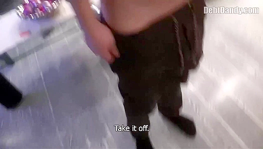 POV Anal Bang - Bubble Butt Bitch Gets Fucked - Debt Dandy Style