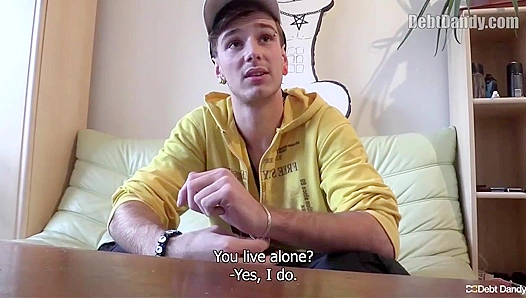 Hairy-Legged Amateur Fucked Rough by Debt Dandy