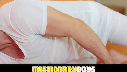 Missionary Boys - Deepthroating & Hardcore Anal with Elder Foster