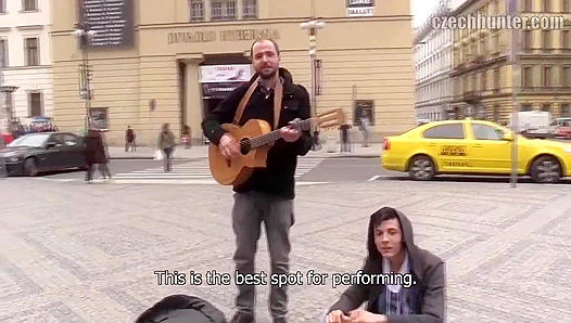 Czech Twink Gets Hardcore Cash-for-Sex Poundings