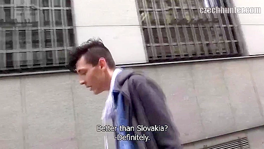 Czech Twink Gets Hardcore Cash-for-Sex Poundings