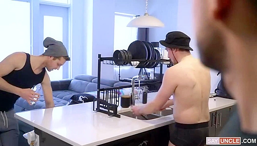 Fraternity Frenzy - William Moore's Threesome Adventure