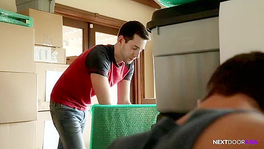 Bareback Anal Training - Markie More & Lance Taylor Heat Up Nextdoor