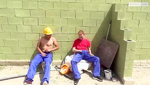 Hard Work - Mark & Mike Fontana Bang Outdoors - Gay XXX