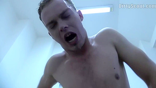 Goofy Bearded Guy Gets Nailed and Facialled - Dirty Scout