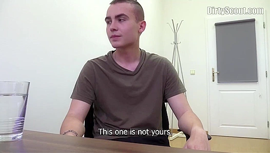 Amateur Anal Adventure - Horny Applicant Gets Searched byDirty Scout