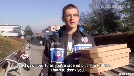 Ripped Pizza Guy Takes a Load After Hard Anal - XXX Gay