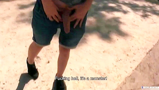 Hard Outdoor Fuck - Stiff Cock Twink Gets Pounded - XXX Gay