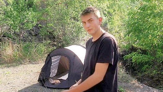 Slutty Hiker Gets Tent Fucked by XXX Gay