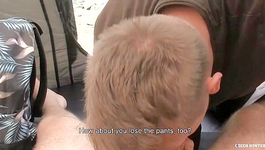 Slutty Hiker Gets Tent Fucked by XXX Gay