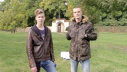 POV Threesome - Czech Cuties Get Wild - XXX Gay