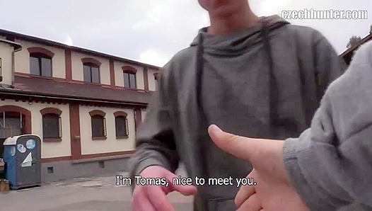 Czech Cutie Spreads Wide for Hard Ass-Fucking - XXX Gay