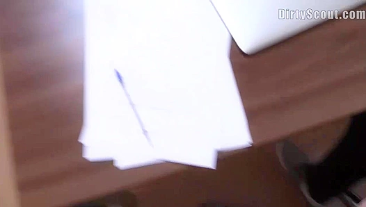 Inked Newcomer Fucks Hard During Dirty Porn Casting