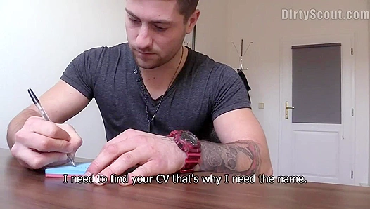 Inked Newcomer Fucks Hard During Dirty Porn Casting