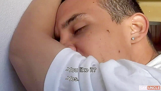 Hot Amateur Latinos Suck and Fuck Standing Up - Spicy Anal Action!