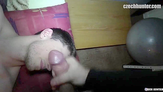 Hairy Amateur Stud Fucks Anally, Finishes with Facial - XXX Gay