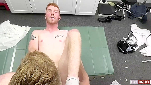 Sebastian Hunt and Johnny Ford - Intense Anal Fingering Exam - DoctorTapes