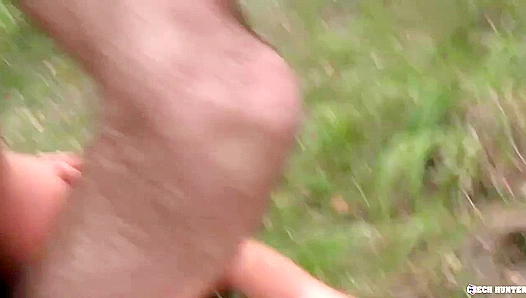 Hairy Hottie Gets Wild Ass-Fuck in the Woods - XXX Gay