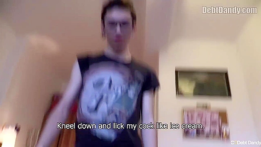 Debt-Dazed College Dude Gets Pounded in Ass-Centric POV Action