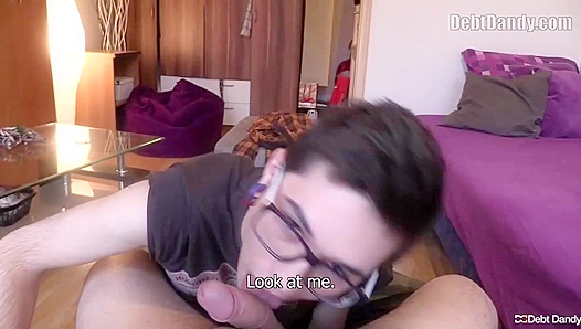 Debt-Dazed College Dude Gets Pounded in Ass-Centric POV Action