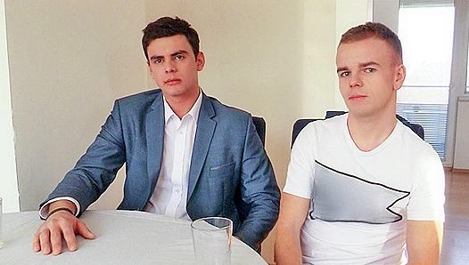 Bubble Butt Stud Pays Off Loan Shark with Rough Four-Poster Action