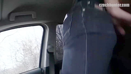 Muscly Czech Cutie Gets Pounded in Parked Car - XXX Gay