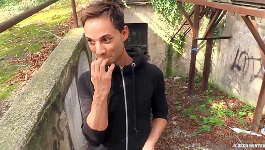 Sexy Cheekbones Get Plowed in the Grass - XXX Gay