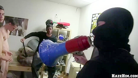 Midnight Shower Hazing - Hard Anal Initiation