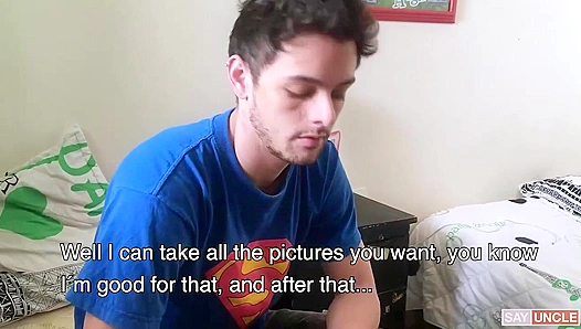 Sorrowful Latino Amateur Drains Another Hot Latino