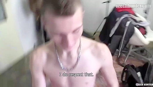 POV Hardcore Action with a Skinny Czech Boy - XXX Gay Exclusive
