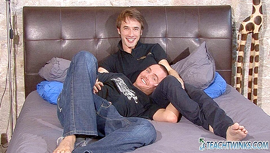 RJ & Andy O - Hot Anal Lessons for Horny Twinks