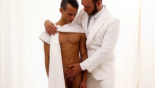 Missionary Boys - Young Elder Gets Pounded by Mormon Daddy