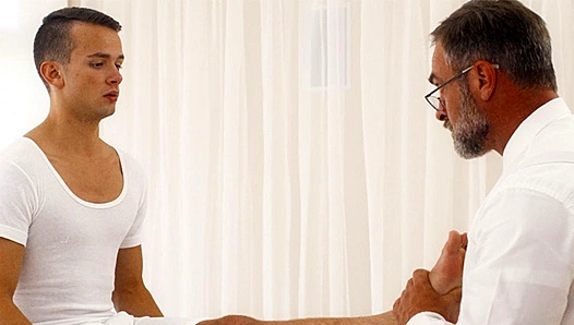 President Faust Lets Elder Land Ride His Mature Cock - Missionary Boys