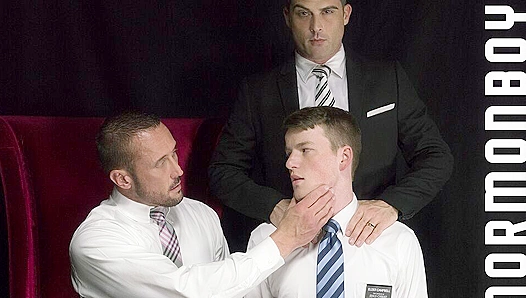 Pale Elder Gets Rough Anal in Creepy Scene - Missionary Boys