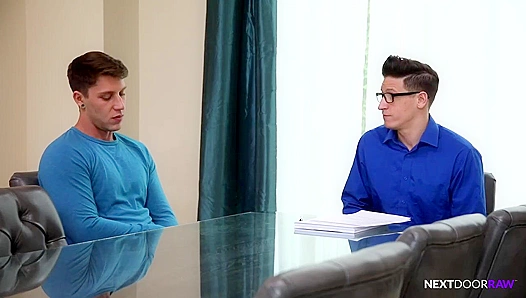 Hardcore Anal With Neighbors - Paul Canon & Dalton Riley Talk Rent, Then Get Raw