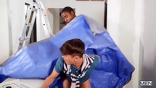 Thirsty HomeownerAndy Taylor Gets Drilled by DeAngeloJackson