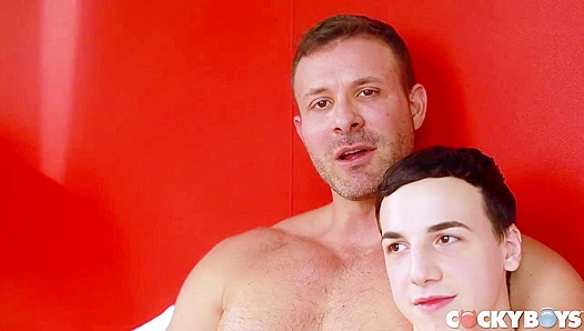 Age Gap Bareback Bliss - Austin Wolf & Troye Jacobs Fuck Wildly