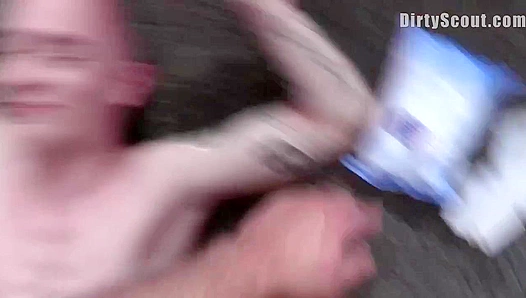 POV - Money-Hungry Amateur Slammed Anally -Dirty Scout Seduction