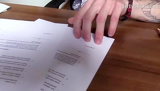 POV - Money-Hungry Amateur Slammed Anally -Dirty Scout Seduction